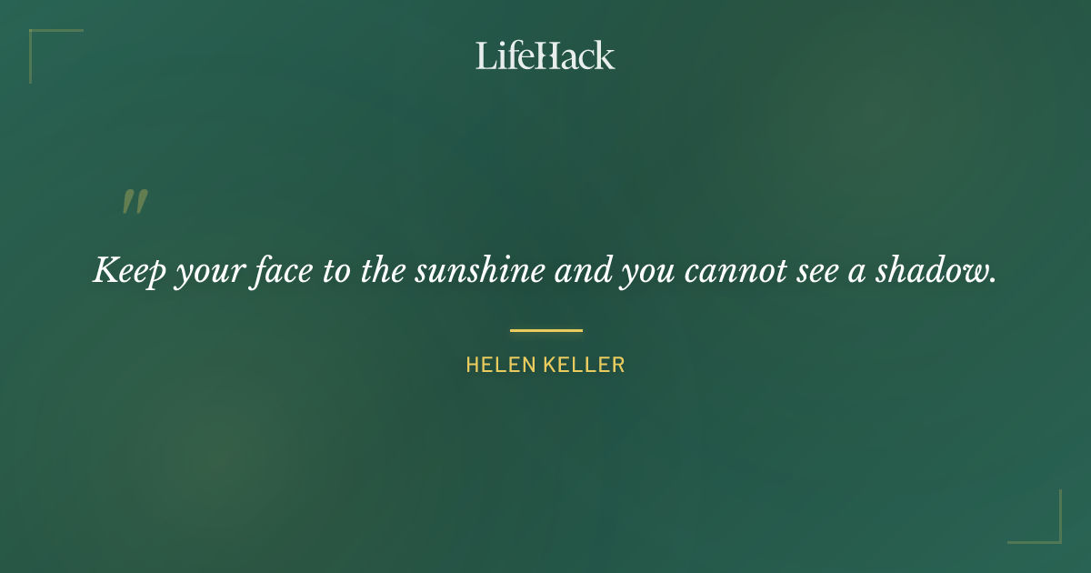 Quote by Helen Keller