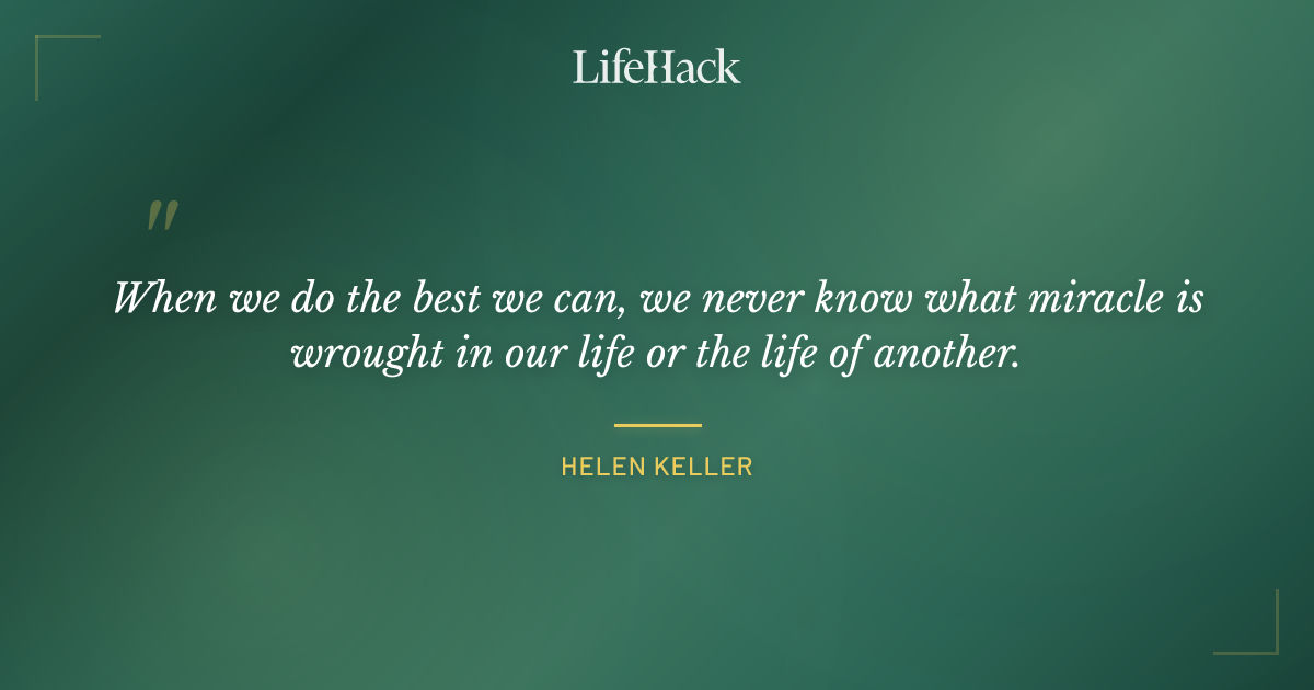 Quote by Helen Keller