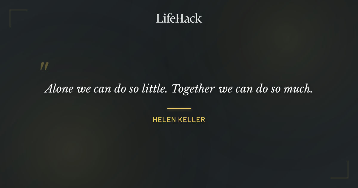 Quote by Helen Keller