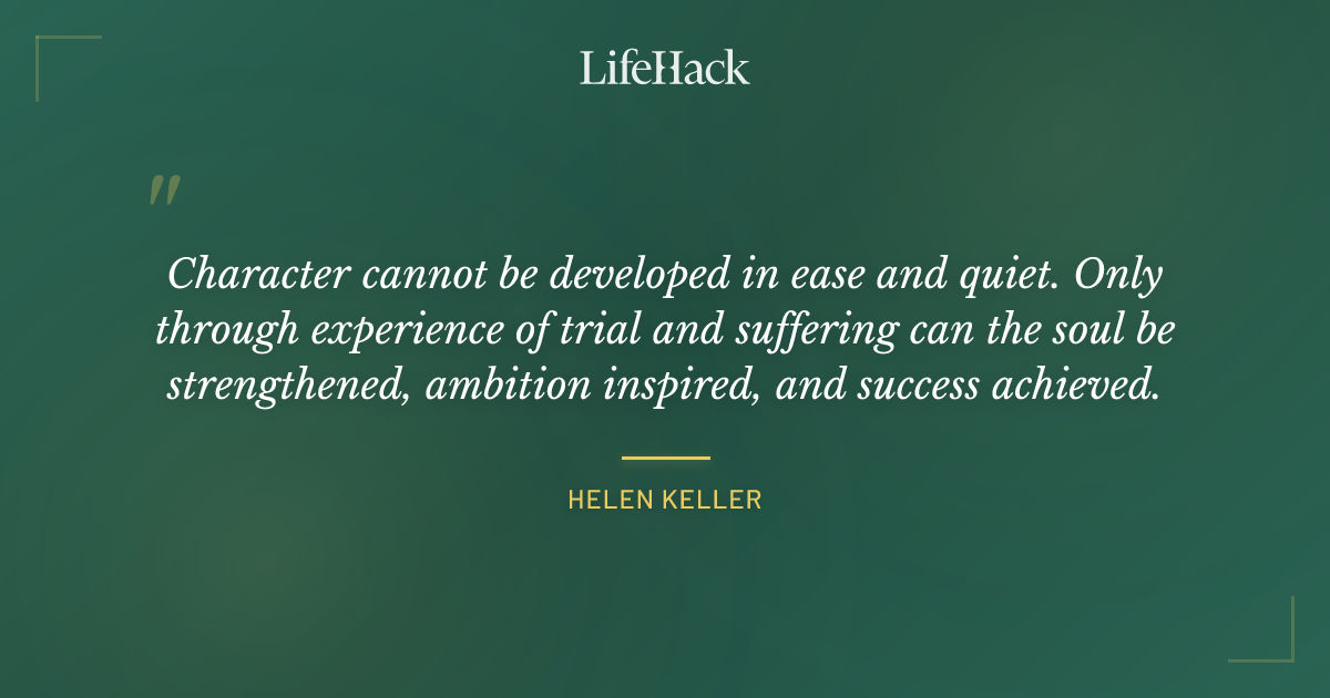 Quote by Helen Keller