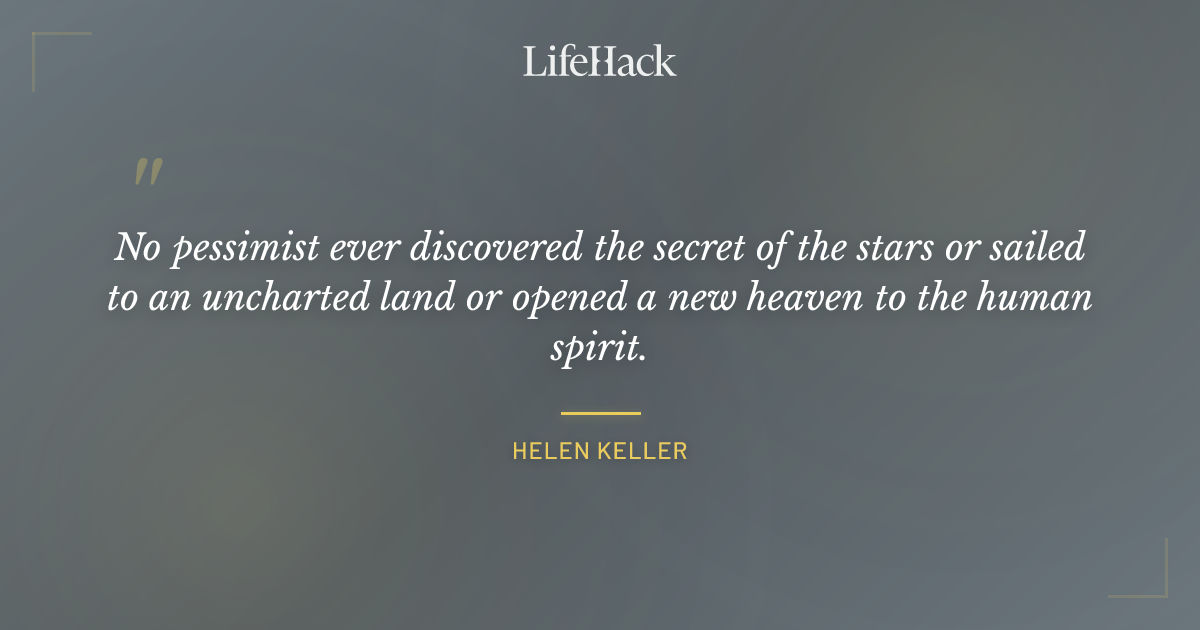 Quote by Helen Keller