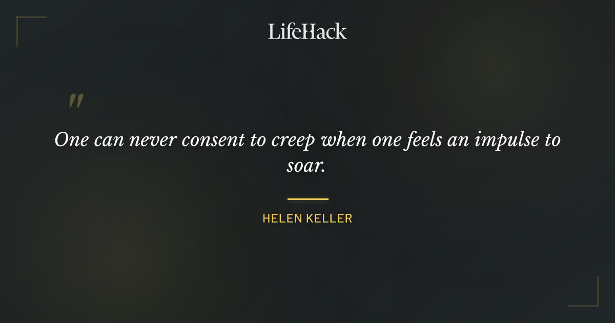 Quote by Helen Keller