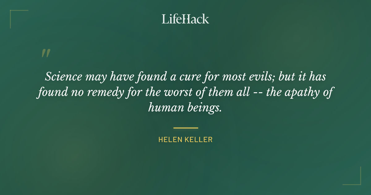Quote by Helen Keller