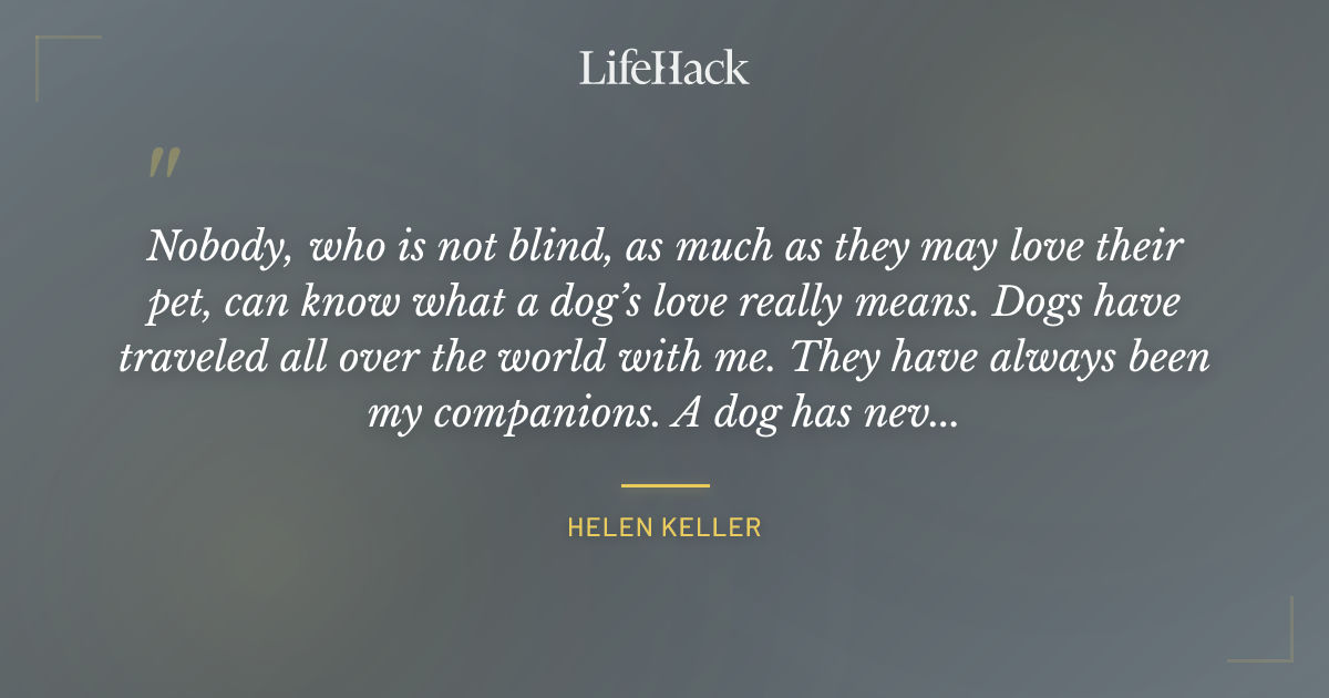 Quote by Helen Keller
