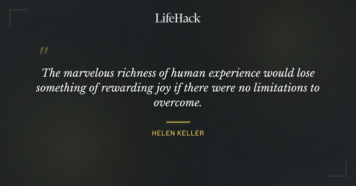 Quote by Helen Keller