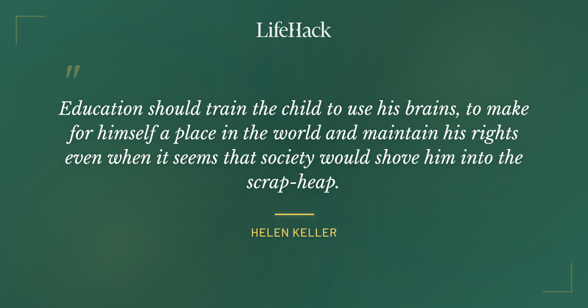 Quote by Helen Keller