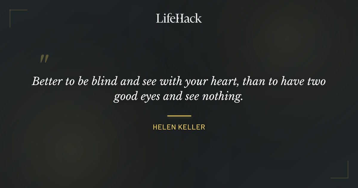 Quote by Helen Keller