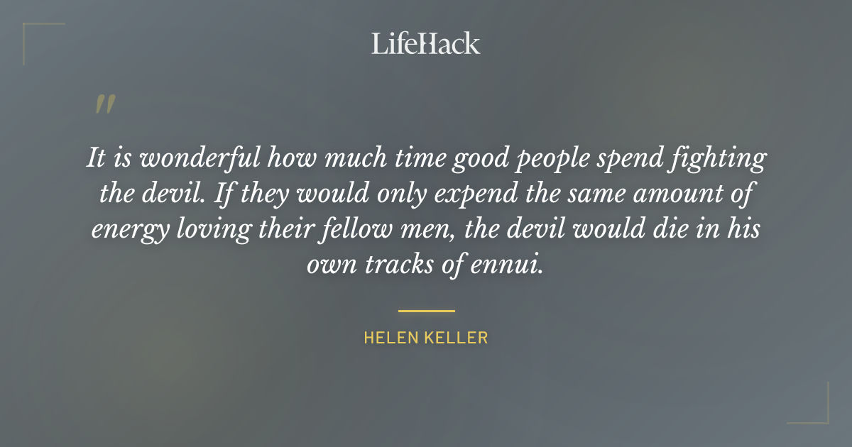 Quote by Helen Keller