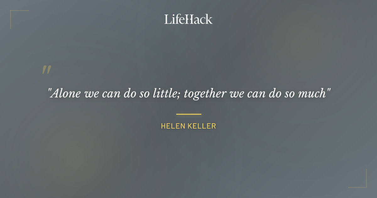 Quote by Helen Keller