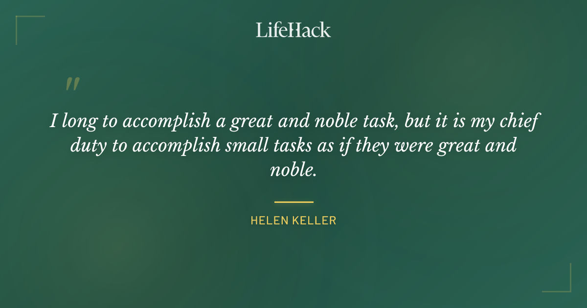 Quote by Helen Keller