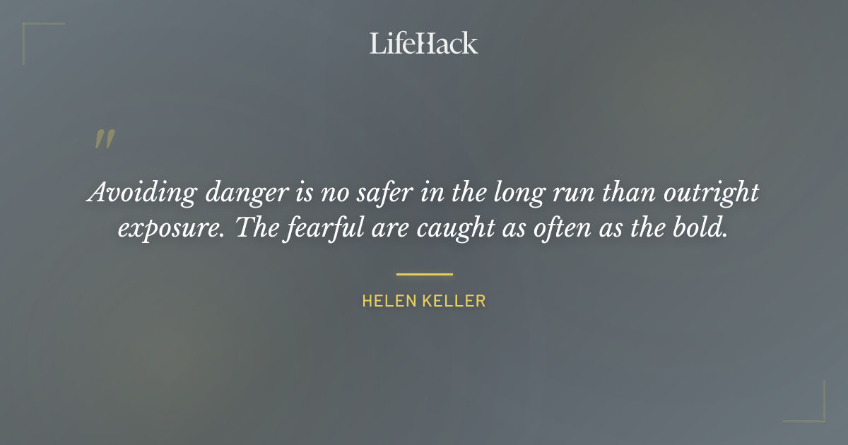 Quote by Helen Keller