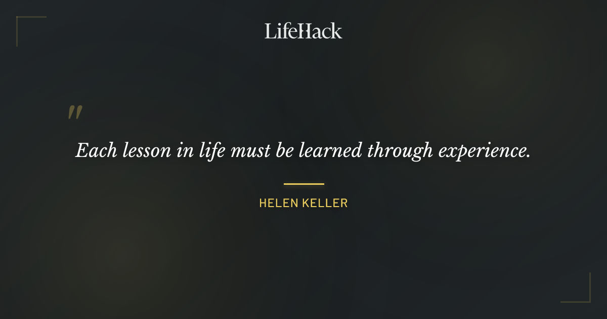 Quote by Helen Keller
