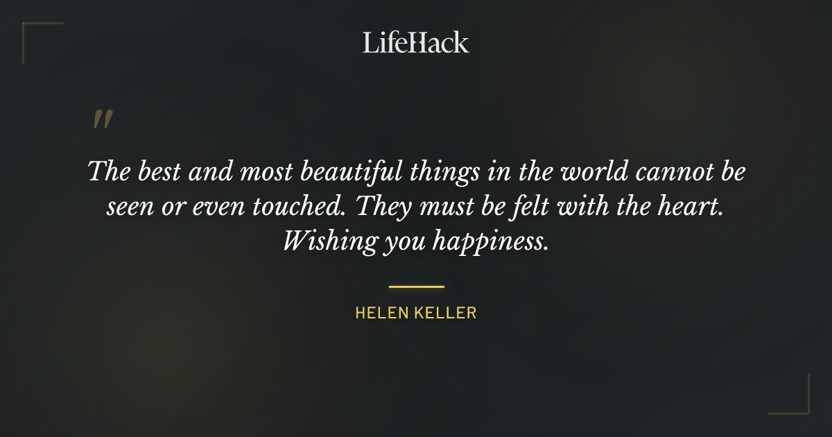 Quote by Helen Keller