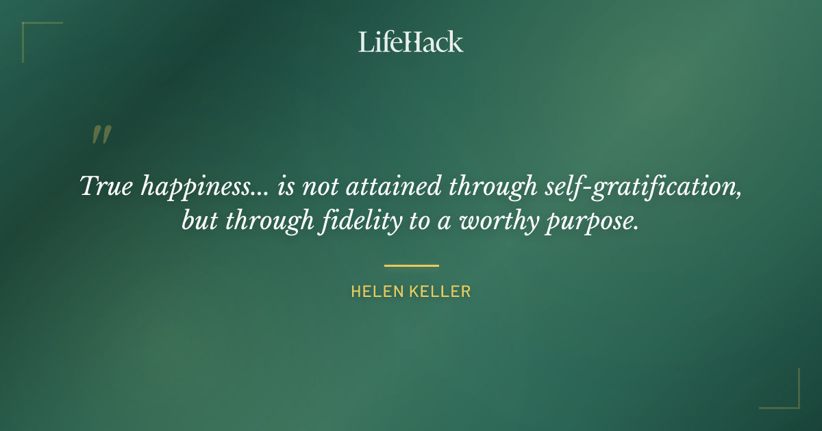 Quote by Helen Keller