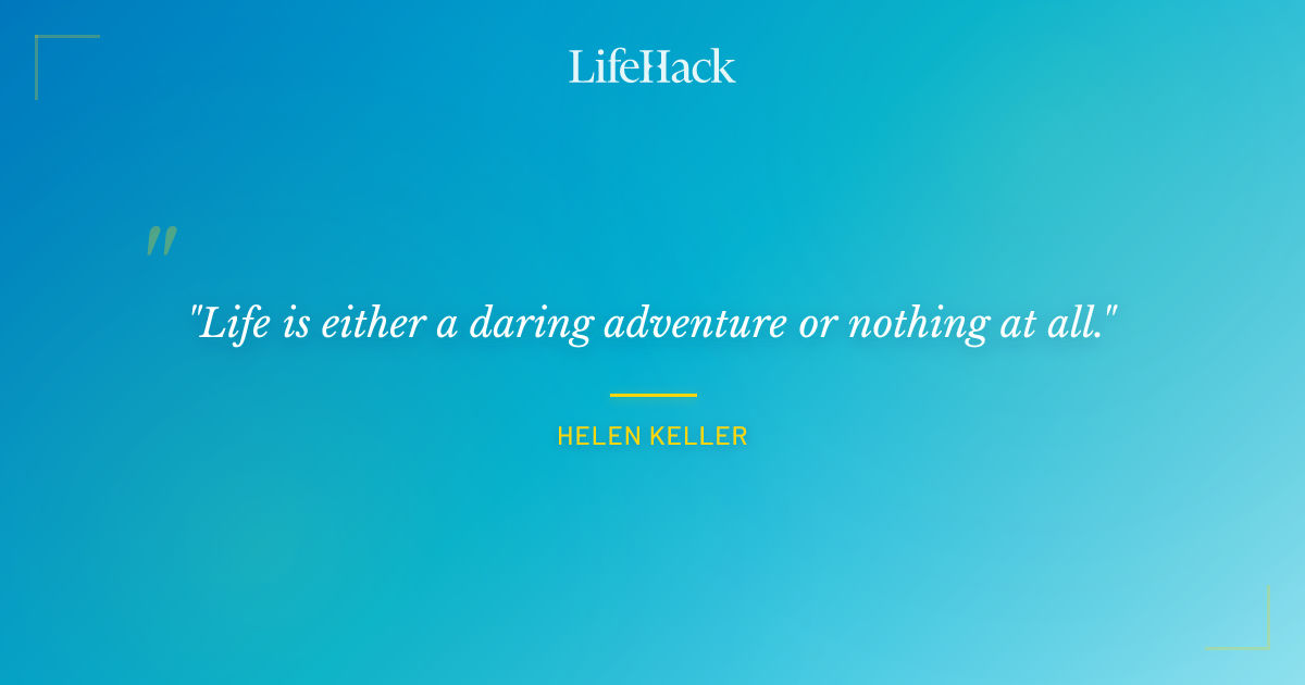 Quote by Helen Keller