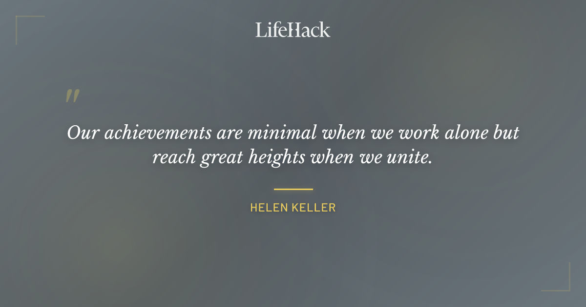Quote by Helen Keller