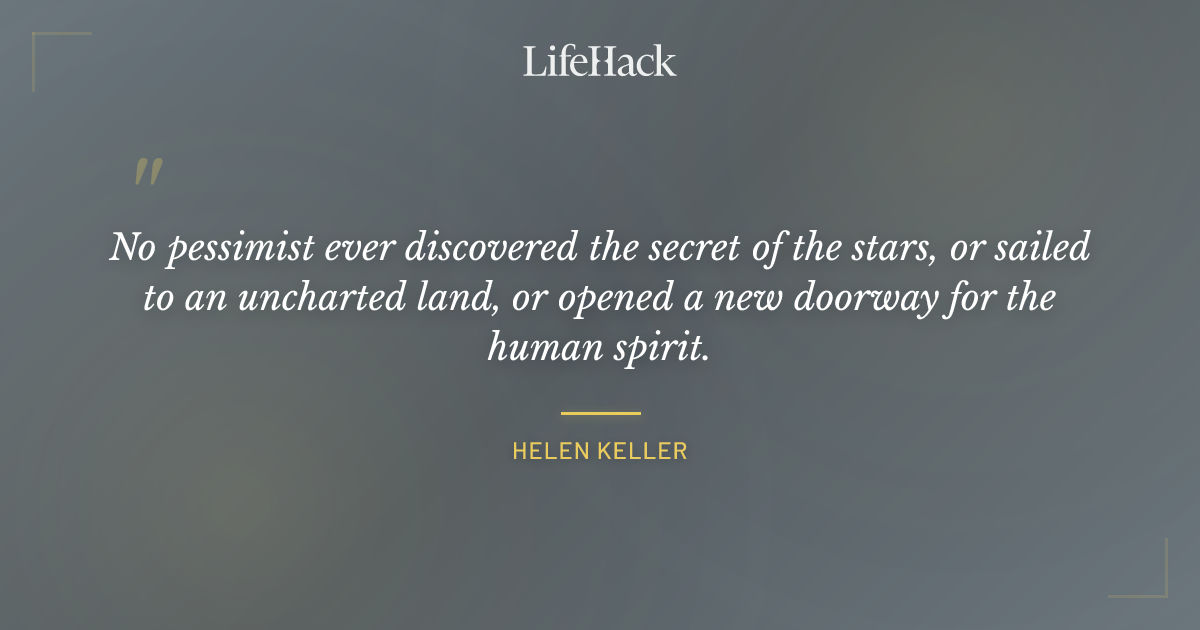 Quote by Helen Keller