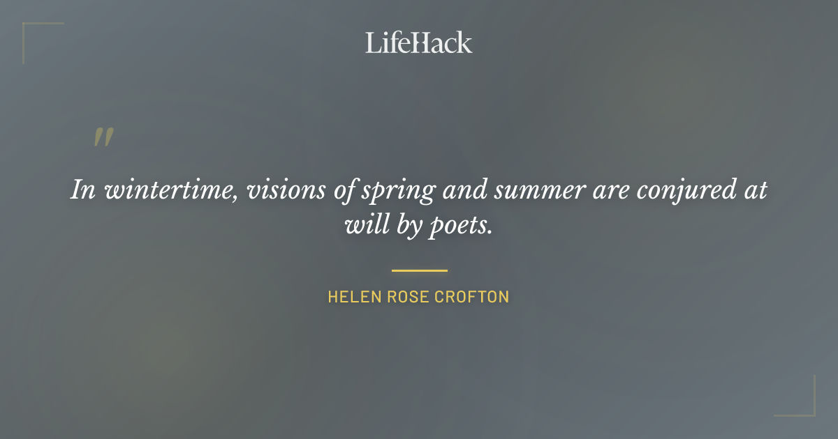 Quote by Helen Rose Crofton