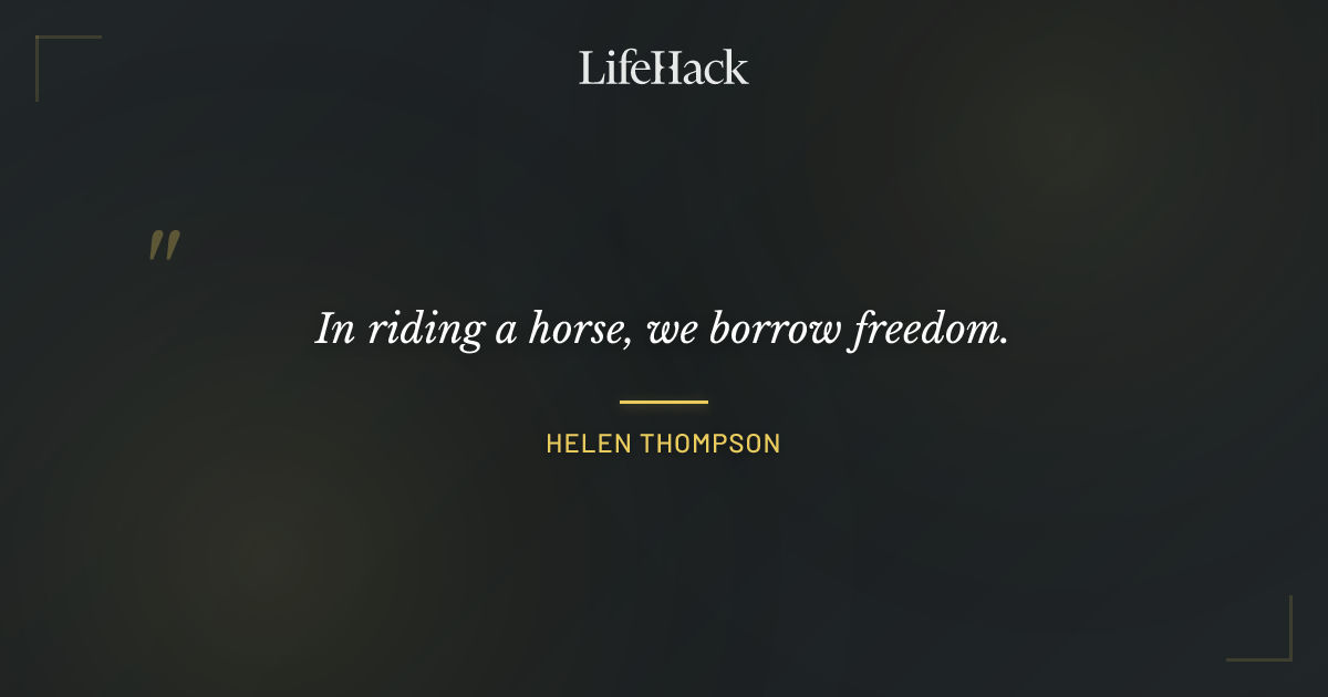 Quote by Helen Thompson