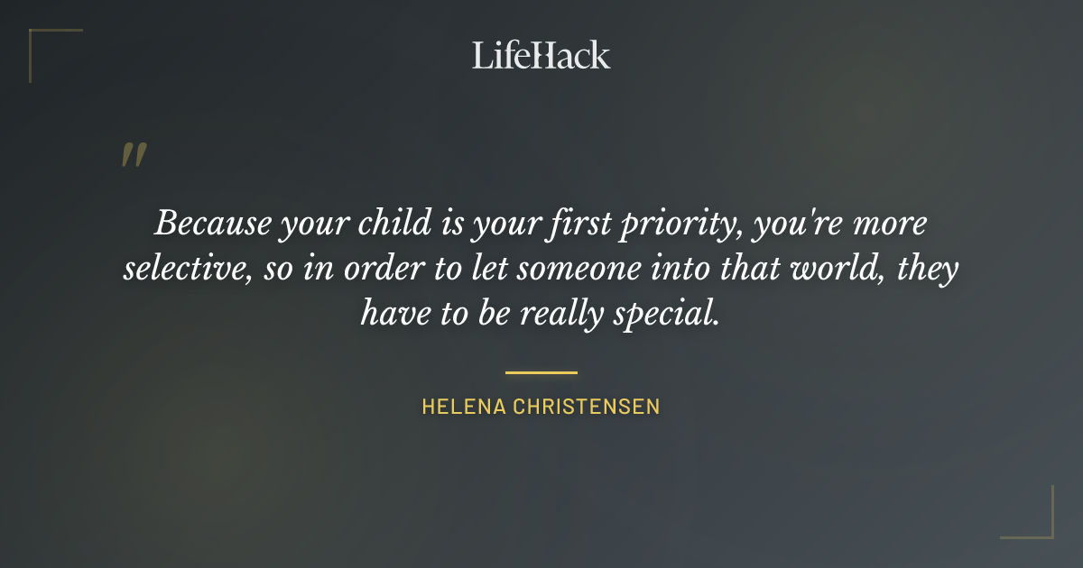 Quote by Helena Christensen
