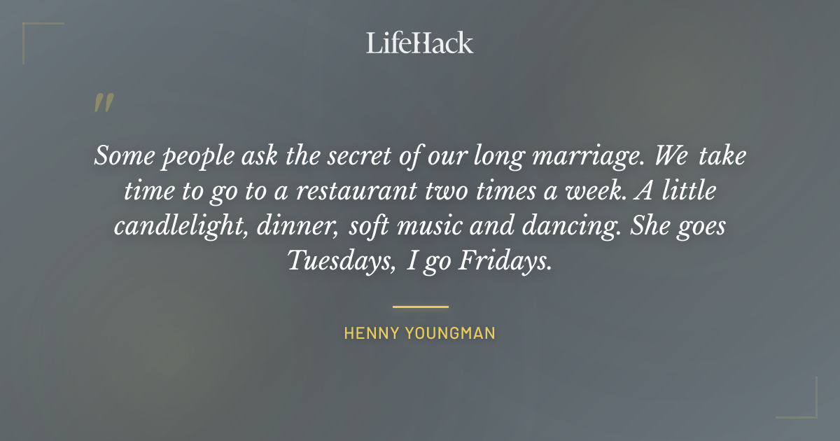 Quote by Henny Youngman