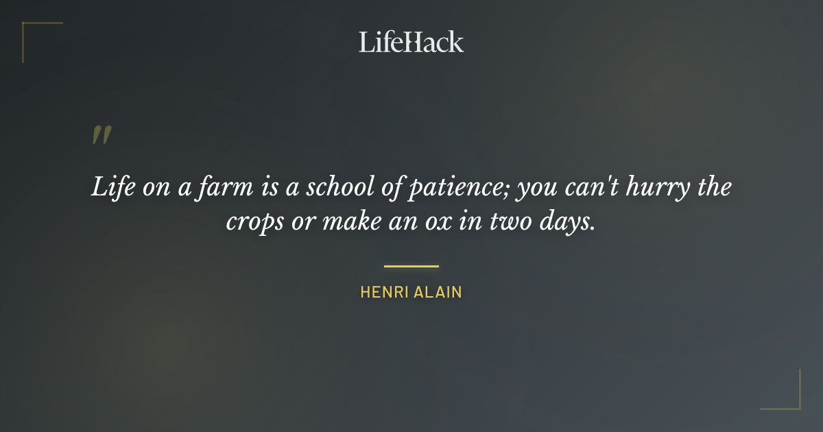 Quote by Henri Alain