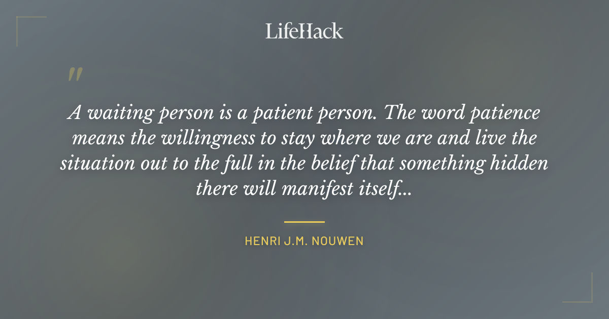 Quote by Henri J.M. Nouwen