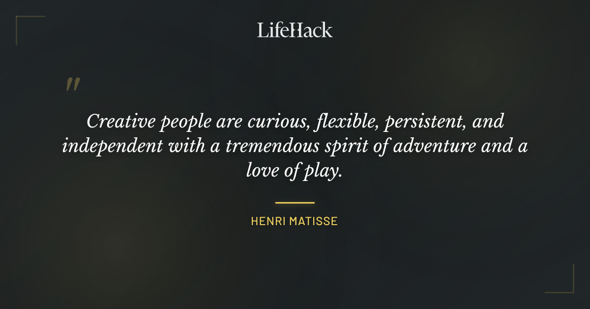 Quote by Henri Matisse
