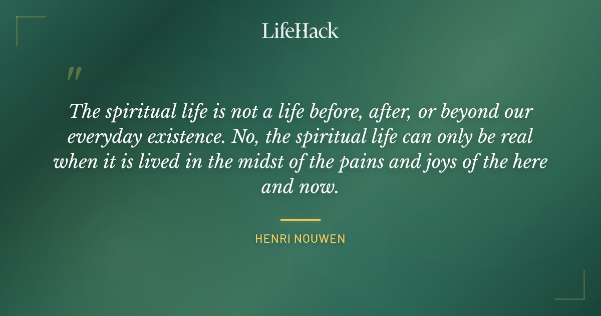 Quote by Henri Nouwen