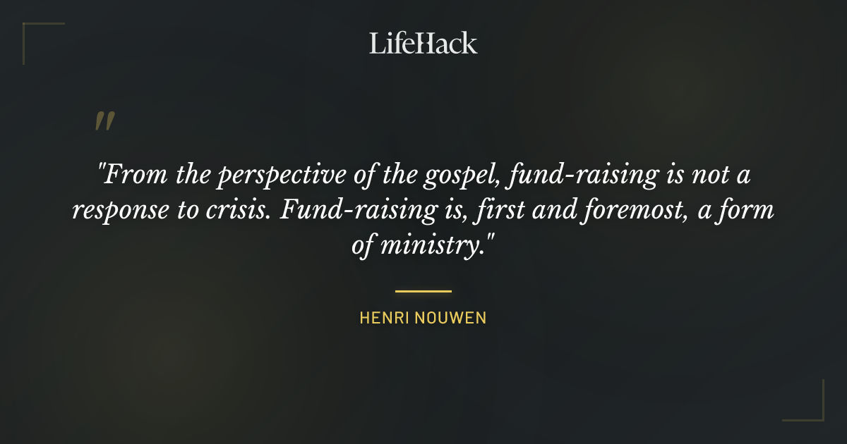 Quote by Henri Nouwen