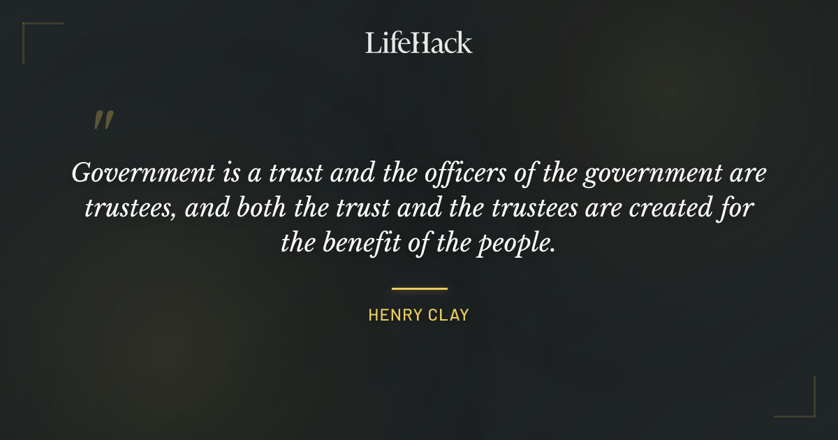Quote by Henry Clay
