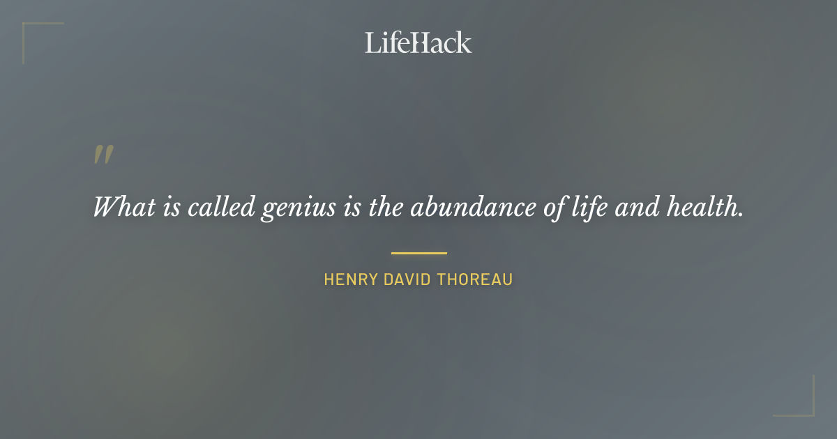 Quote by Henry David Thoreau