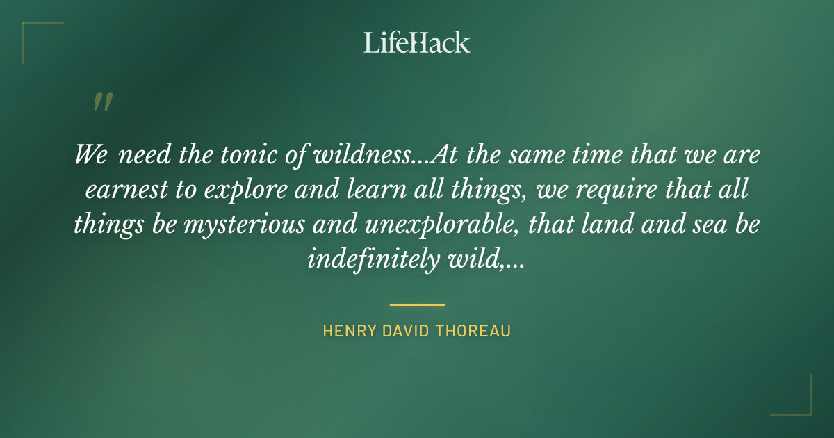 Quote by Henry David Thoreau