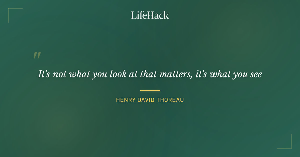 Quote by Henry David Thoreau