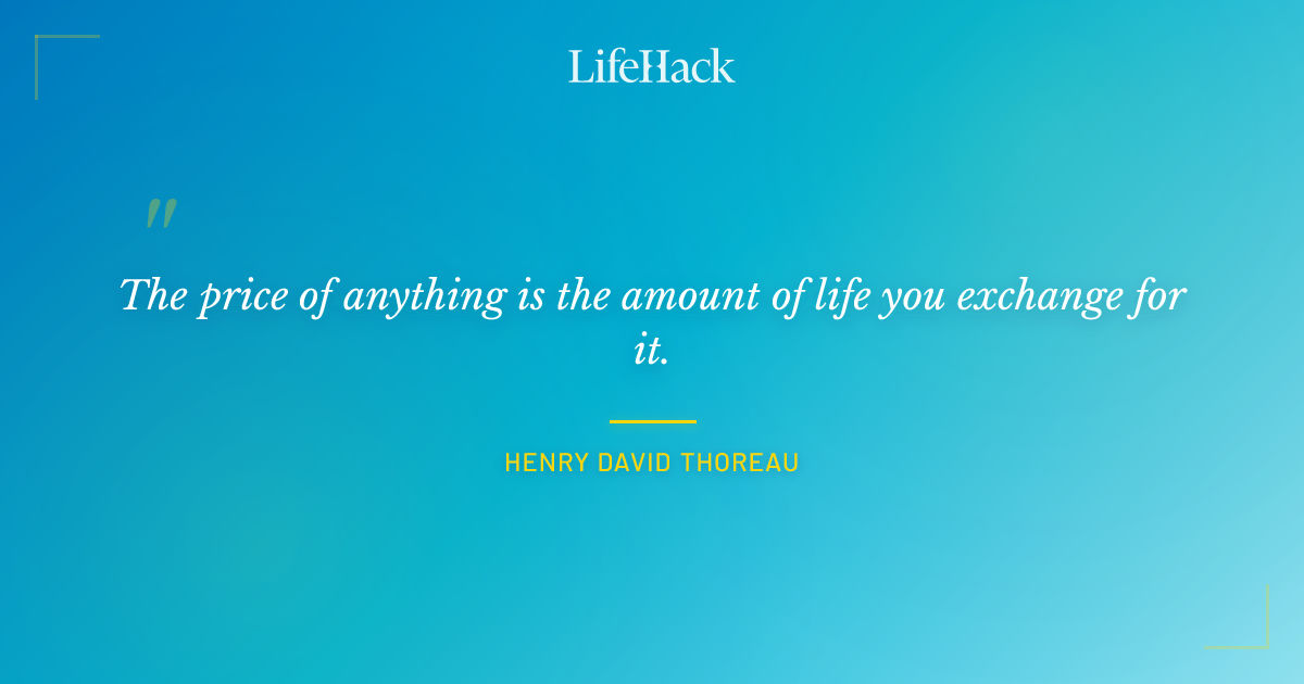 Quote by Henry David Thoreau