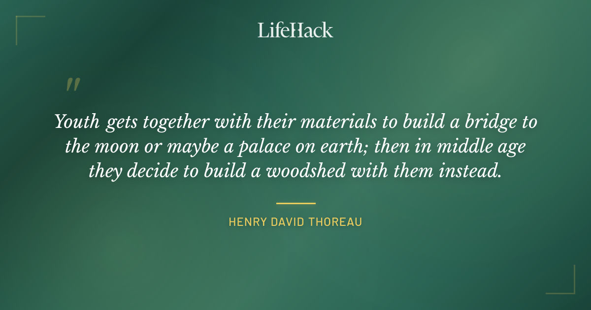 Quote by Henry David Thoreau