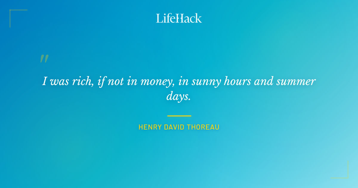 Quote by Henry David Thoreau