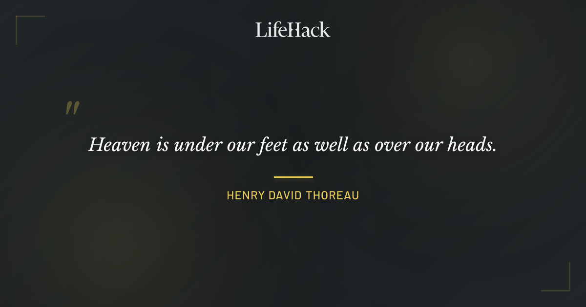 Quote by Henry David Thoreau