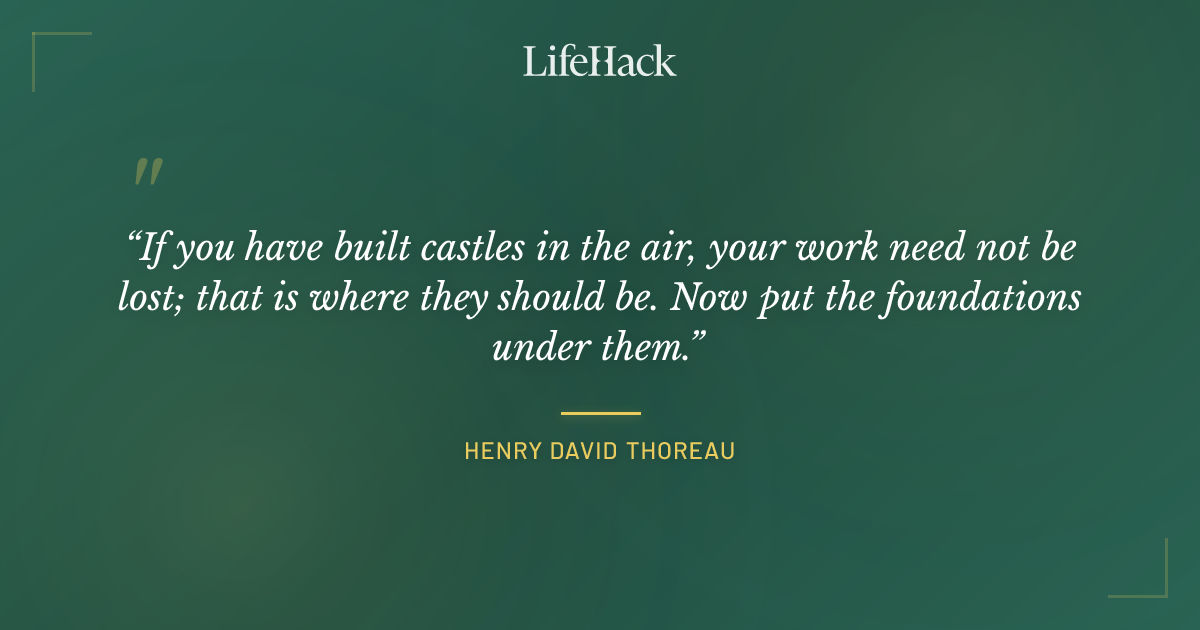 Quote by Henry David Thoreau