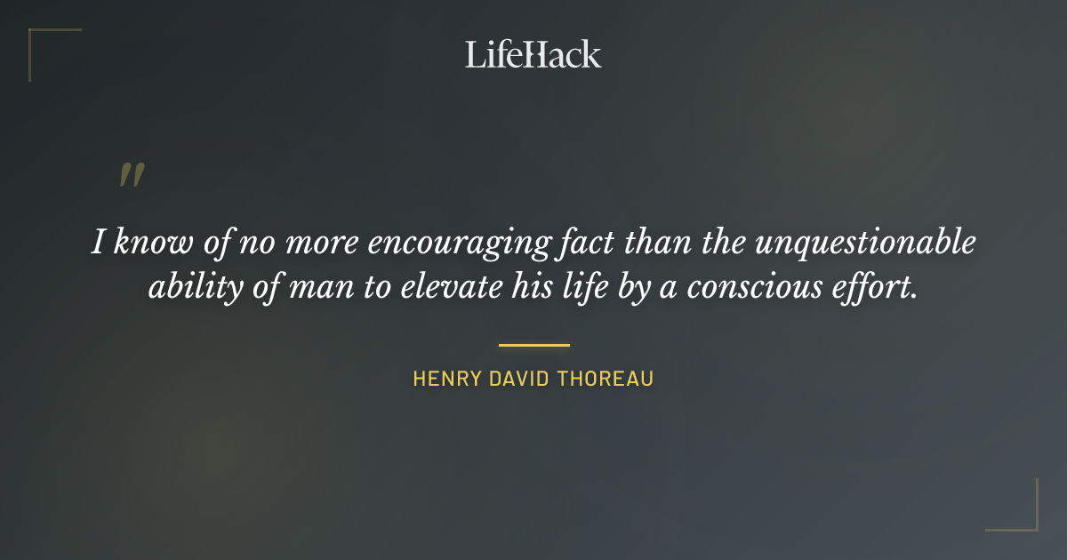 Quote by Henry David Thoreau