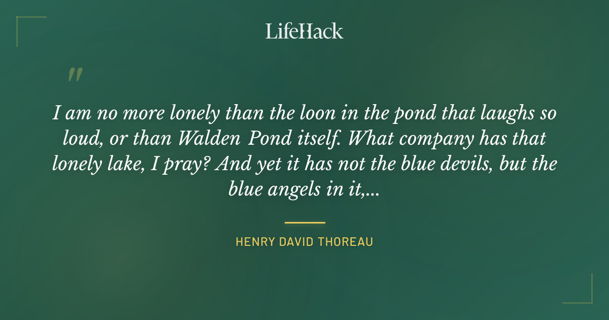 Quote by Henry David Thoreau
