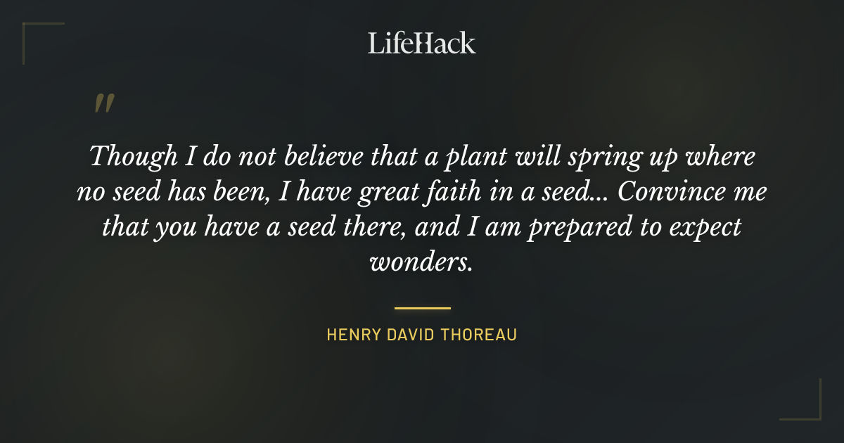 Quote by Henry David Thoreau