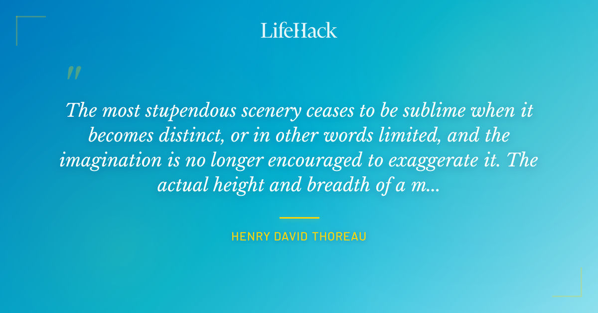 Quote by Henry David Thoreau