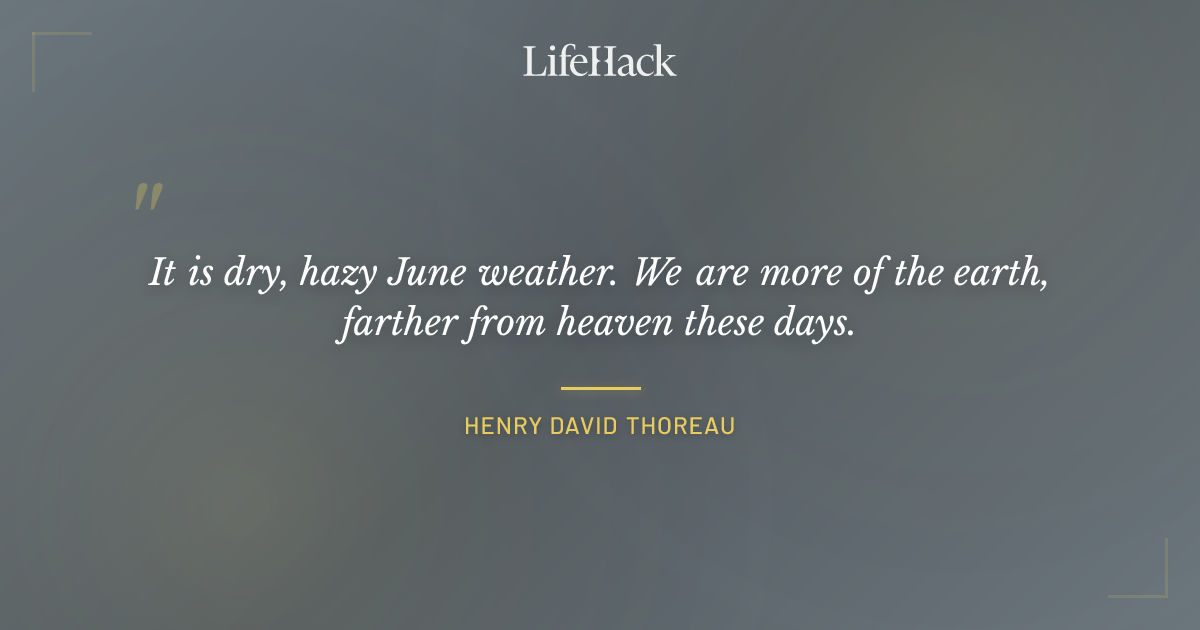 Quote by Henry David Thoreau