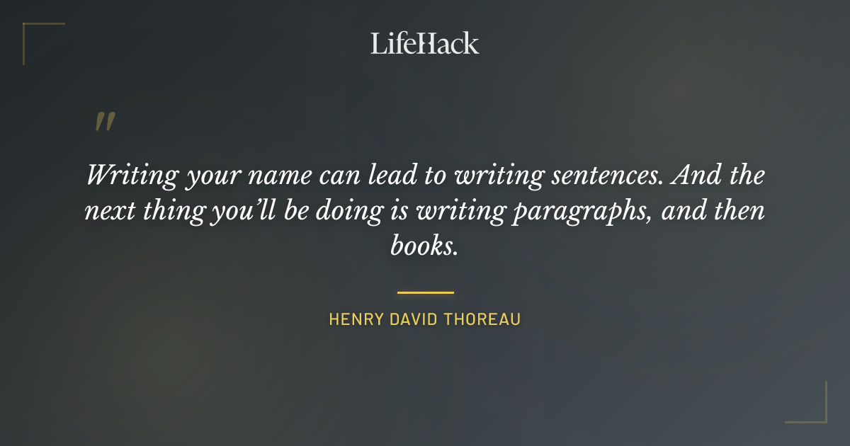 Quote by Henry David Thoreau