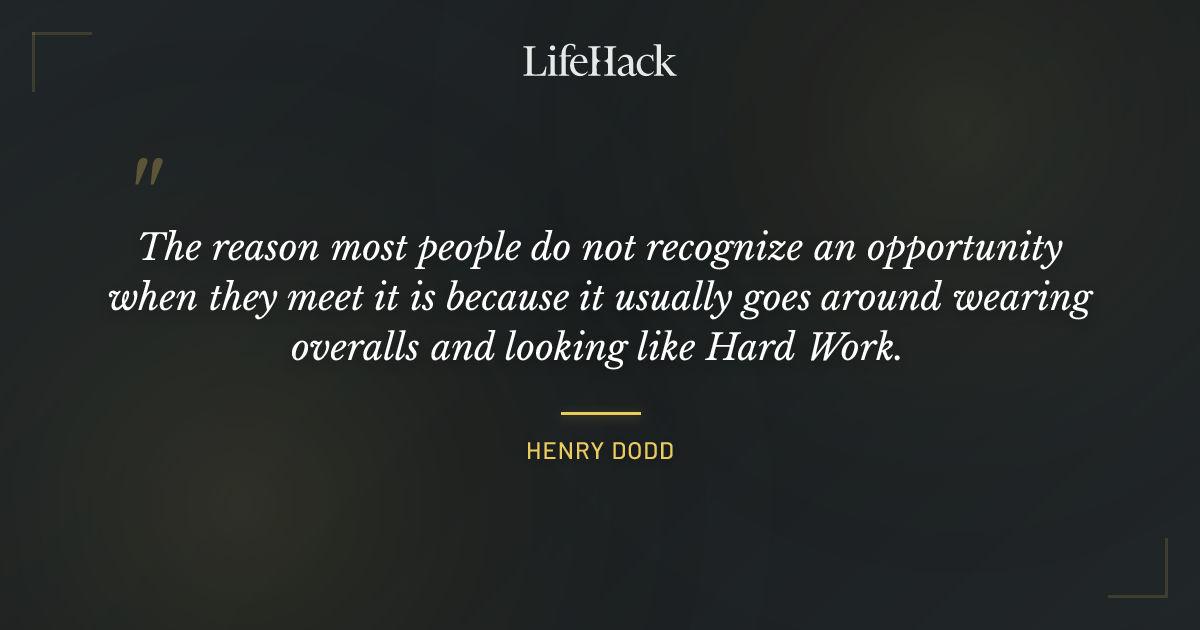 Quote by Henry Dodd