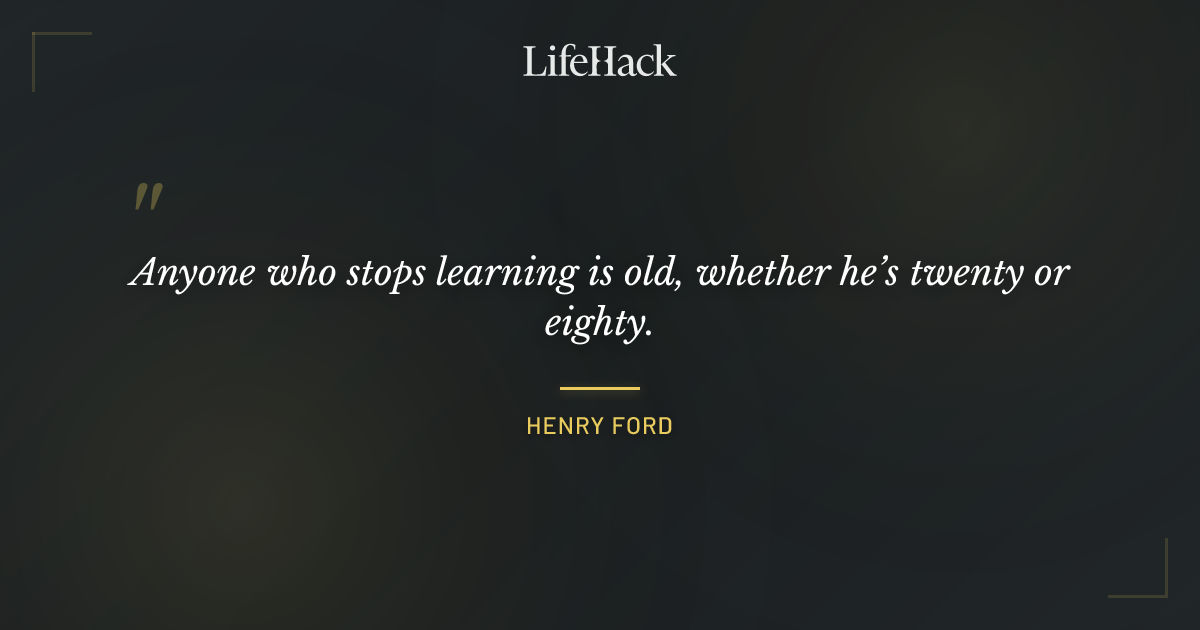 Quote by Henry Ford