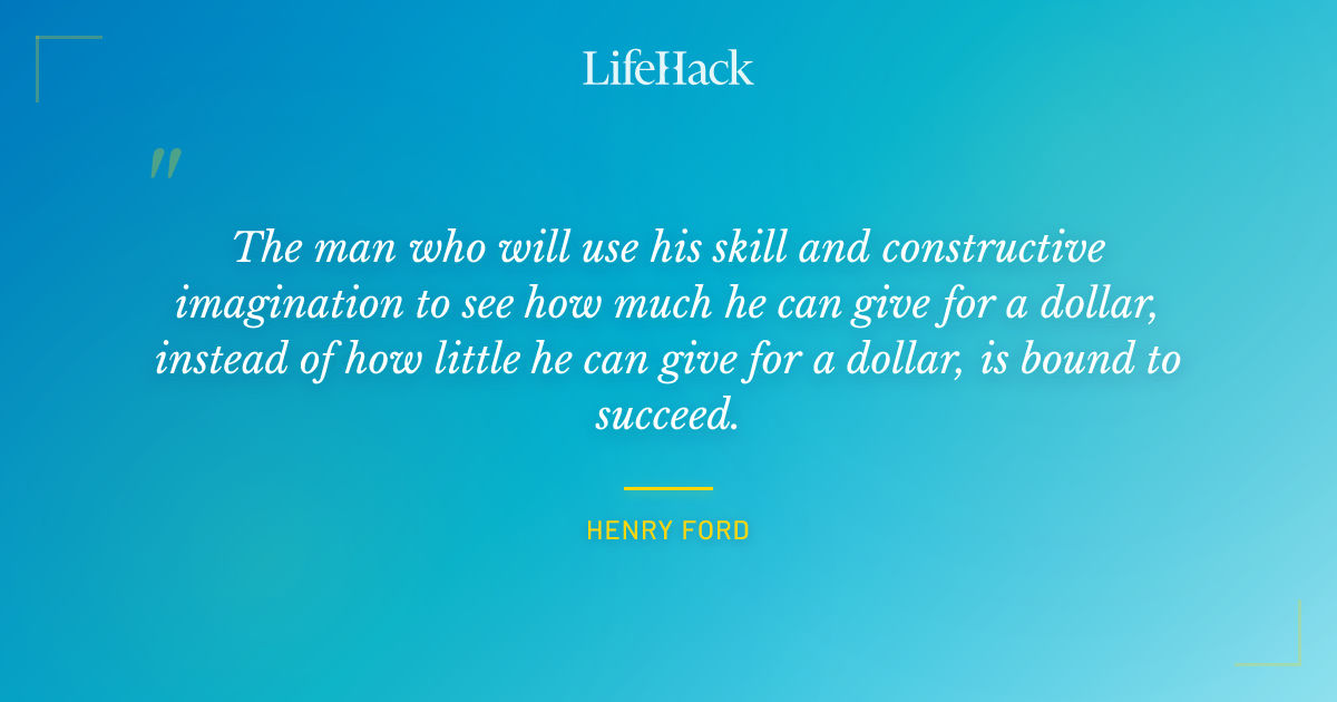 Quote by Henry Ford