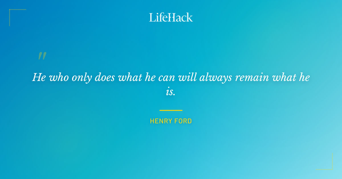 Quote by Henry Ford