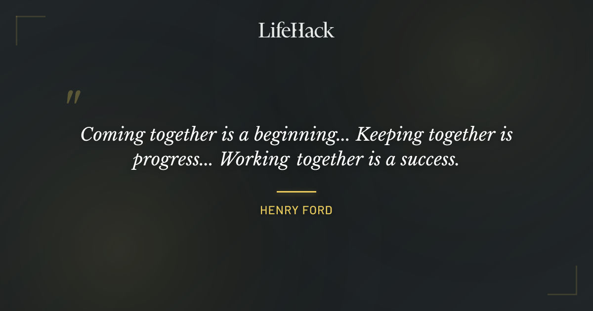 Quote by Henry Ford